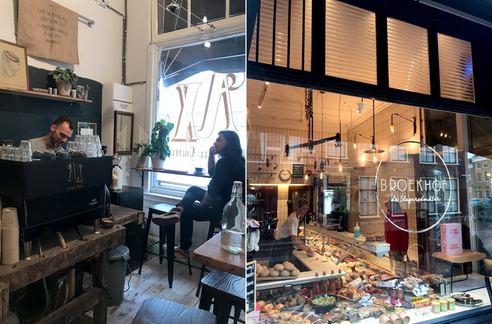 Ax specialty coffee en Broekhof, de Slagersdochter